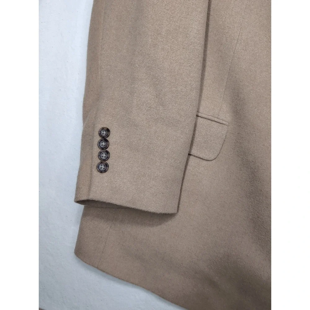 Jos A Bank 46R 100% Camel‎ Hair Mitchell Sport Coat 3 Button Blazer Suit Jacket